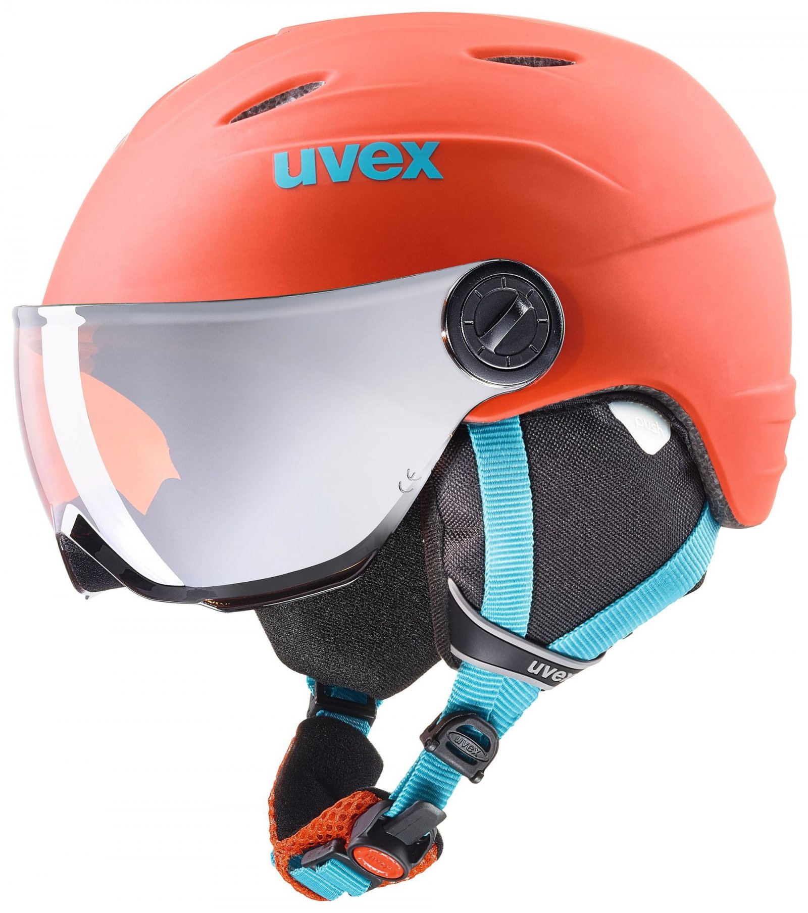 Dětská lyžařská přilba UVEX Junior Visor Pro 19/20