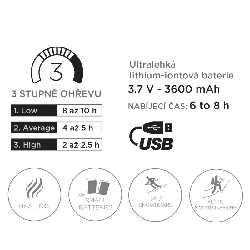 Vyhřívané rukavice Therm-ic ULTRA HEAT BOOST GLOVES MEN