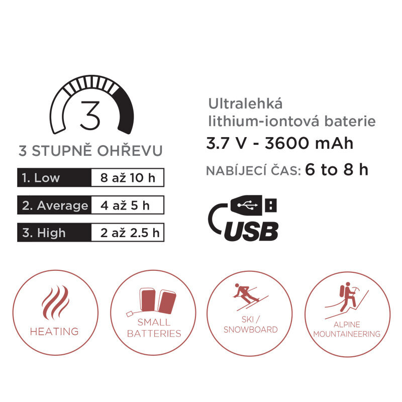 Vyhřívané rukavice Therm-ic ULTRA HEAT BOOST MITTENS MEN