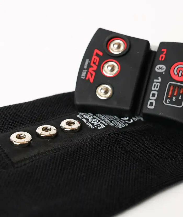 Vyhřívané ponožky LENZ Heat socks 6.1 Toe Cap Merino Compression