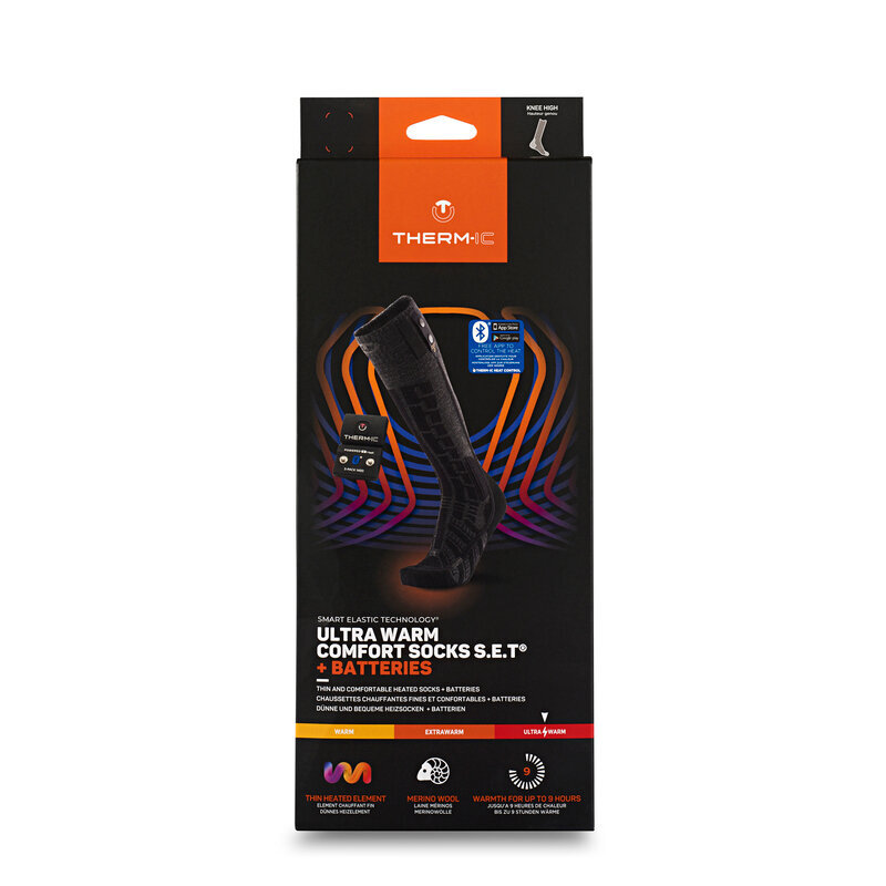 SET - Vyhřívané ponožky Therm-ic Ultra Warm Comfort Socks S.E.T + batérie S-Pack 1200B